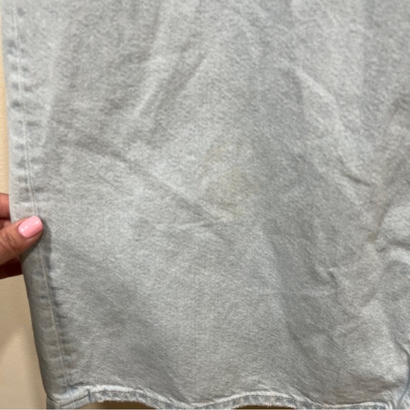 Free people We The Free Ultra Wide Leg Jeans cropped high waisted 28 light wash - Picture 4 of 12